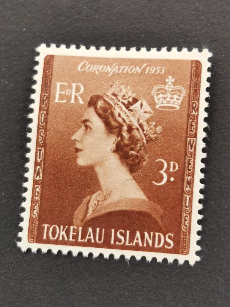 Tokelau 1953 - couronnement de la reine Elisabeth II *, Timbres & Monnaies, Enlèvement ou Envoi, Non oblitéré