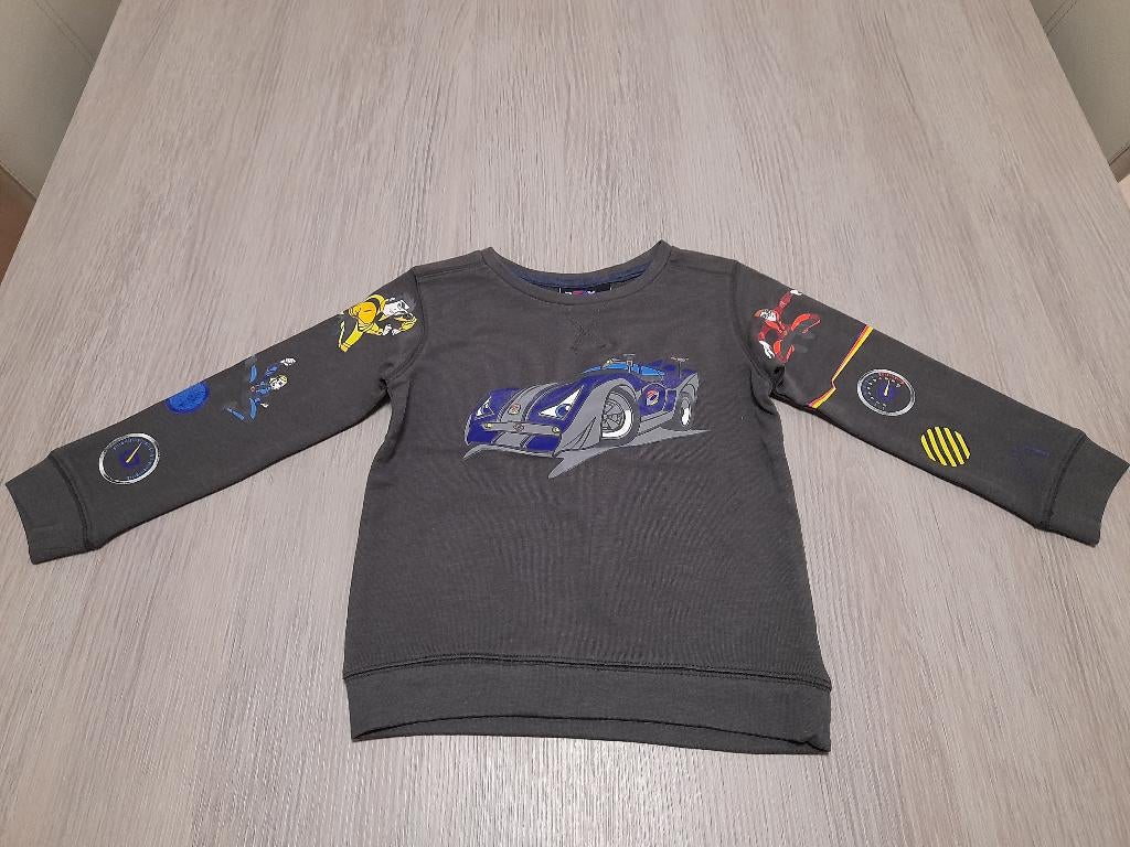 Grijze trui Rox 104, Kinderen en Baby's, Jongen of Meisje, Trui of Vest, Ophalen of Verzenden, Zo goed als nieuw