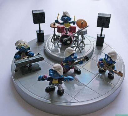 Edition anniversaire 40 ans Music Band Schleich 1998, Enlèvement ou Envoi, Comme neuf, Différents Schtroumpfs, Autres types