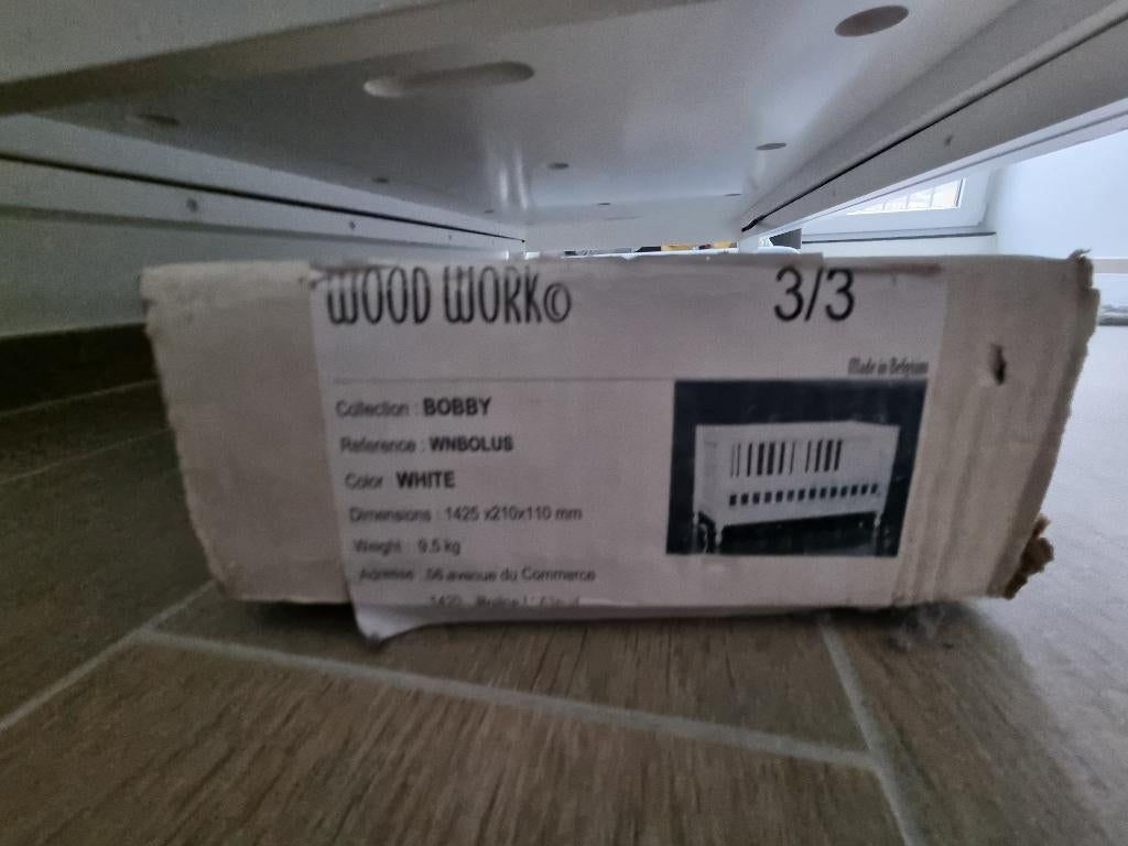 meegroeibed van wood work, Kinderen en Baby's, Ophalen, 85 tot 100 cm, Gebruikt, 140 tot 160 cm
