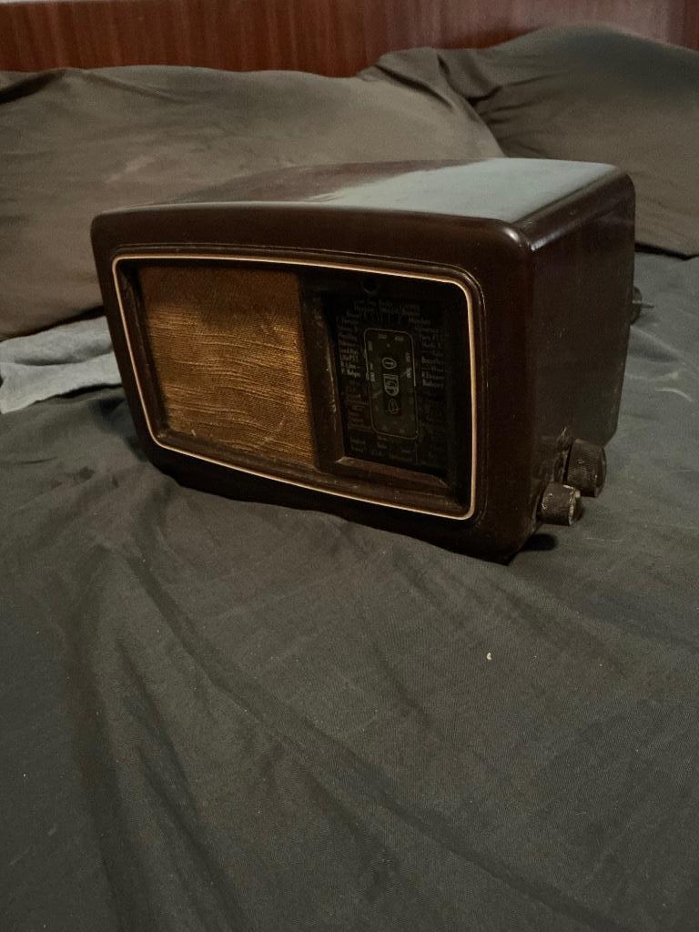 Oude radio, Audio, Tv en Foto, Radio's, Ophalen, Niet werkend, Radio