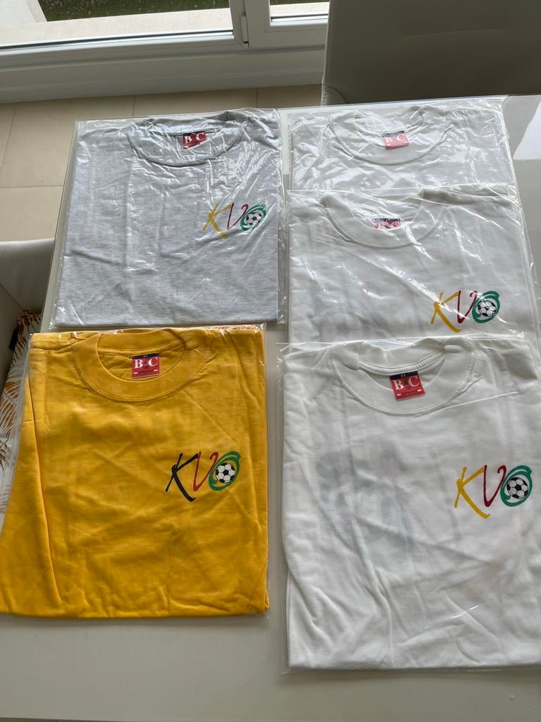 5 nieuwe t-shirts van KV Oostende XL, Enlèvement ou Envoi, Comme neuf