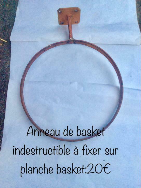 Anneau basket artisanal solide(50 ans d’âge), Utilisé, Anneau, Panneau ou Poteau