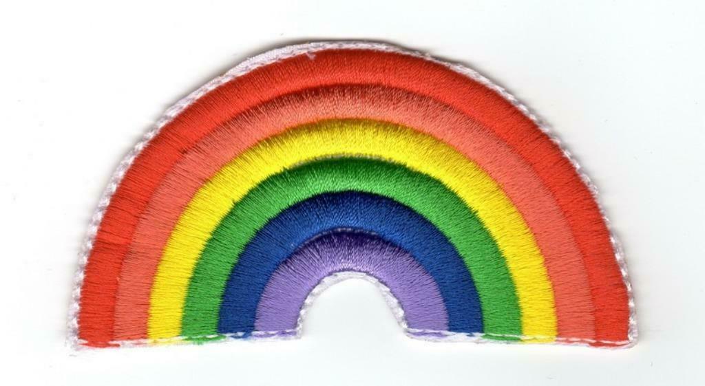 Patch regenboog Gay Pride - 90 x 45 mm, Kleding | Dames, Ophalen of Verzenden, Nieuw