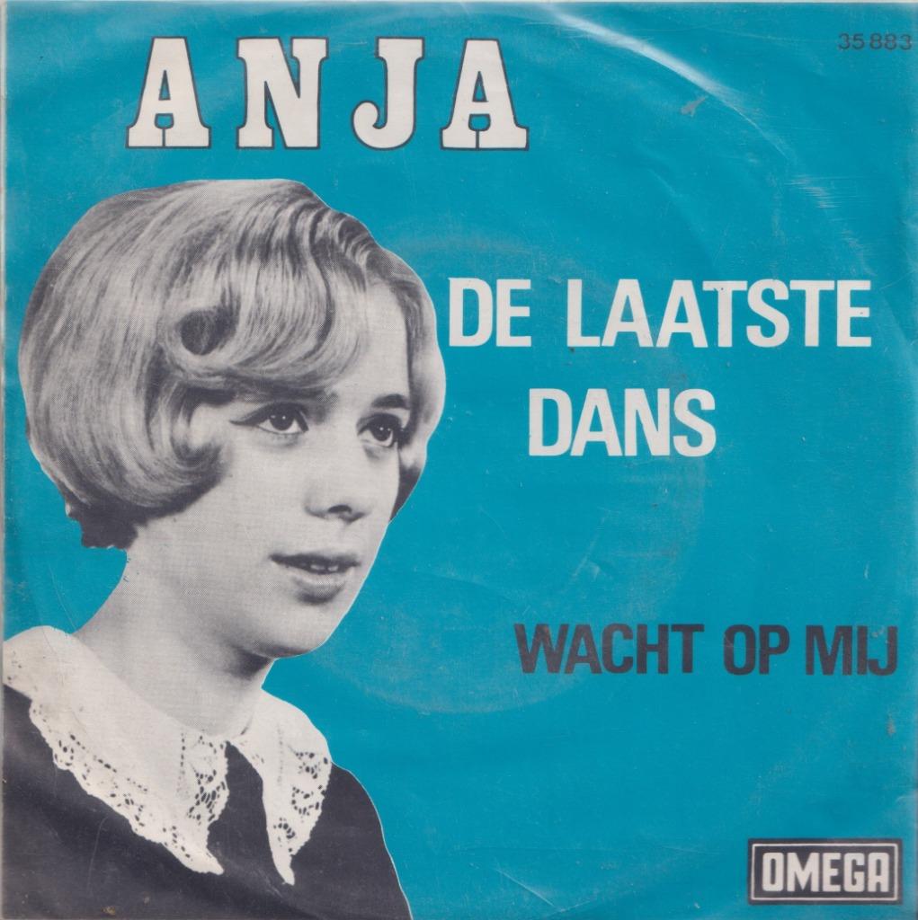 Anja – De laatste dans / Wacht op mij - Single – 45 rpm, CD & DVD, Vinyles Singles, Utilisé, Single, En néerlandais, 7 pouces