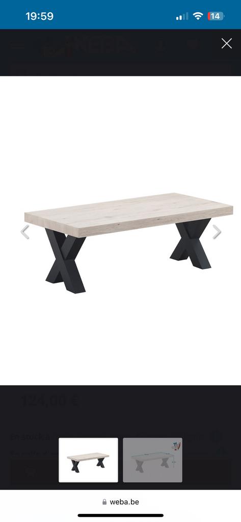 Salontafel, Huis en Inrichting, Ophalen, Zo goed als nieuw