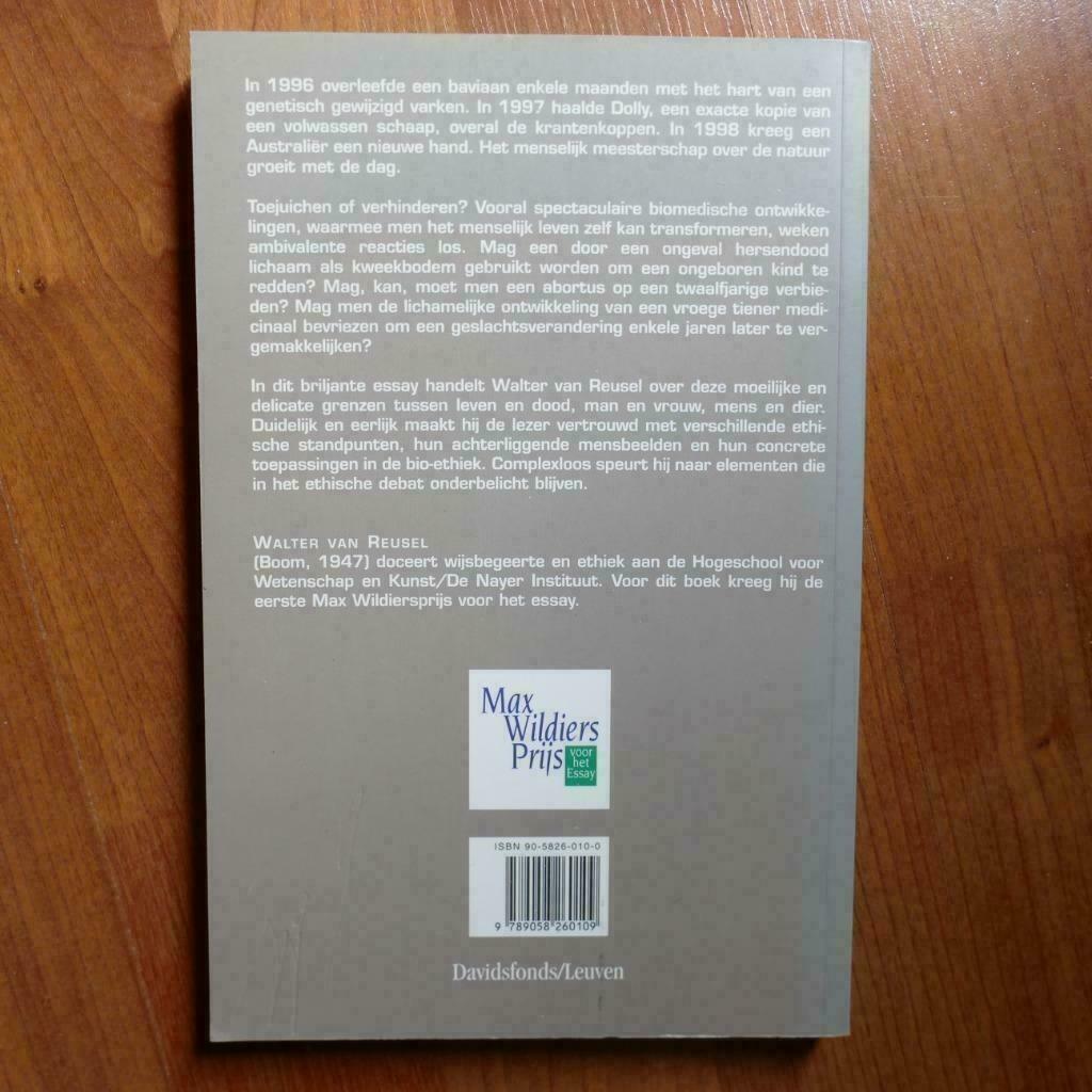 Walter van Reusel - Leven of dood. Over moeilijke grenzen, Achtergrond en Informatie, Ziel of Sterfelijkheid, Nieuw, Walter van Reusel