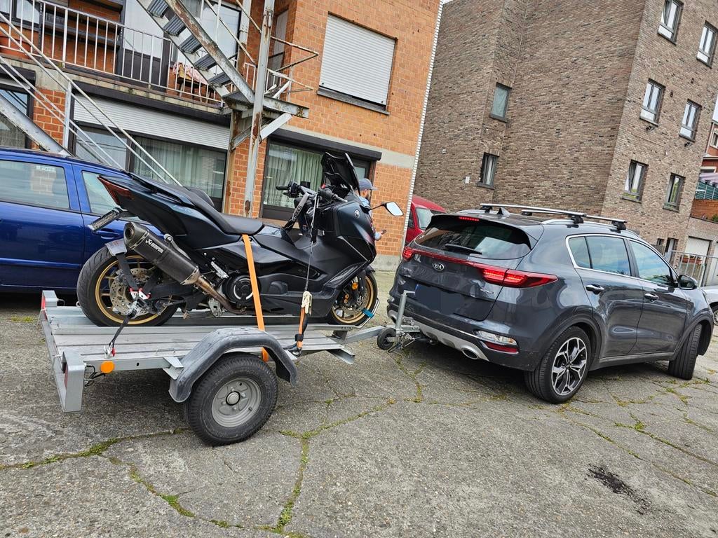 Remorque pour une moto  à  louer