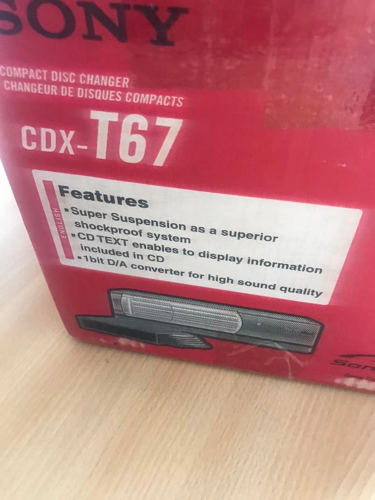 Sony compact disc changer cdx-t67, Enlèvement ou Envoi, Comme neuf, Sony