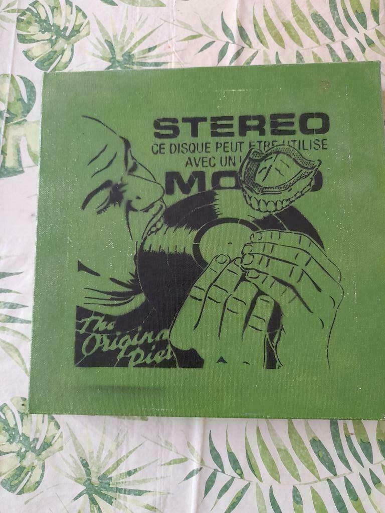 Stencil on canvas street artist Niemand, Ophalen of Verzenden