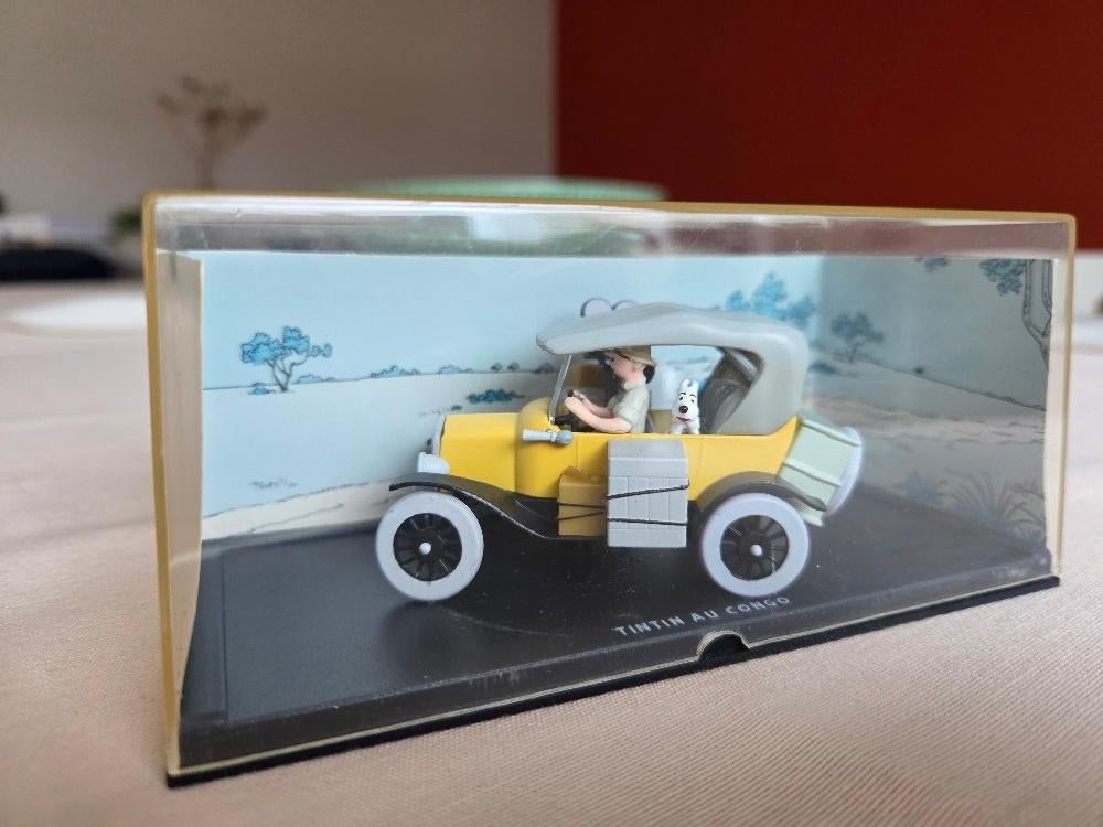 Kuifje auto - Kuifje au Congo - kuifje in Congo, Ophalen, Kuifje, Zo goed als nieuw, Beeldje of Figuurtje