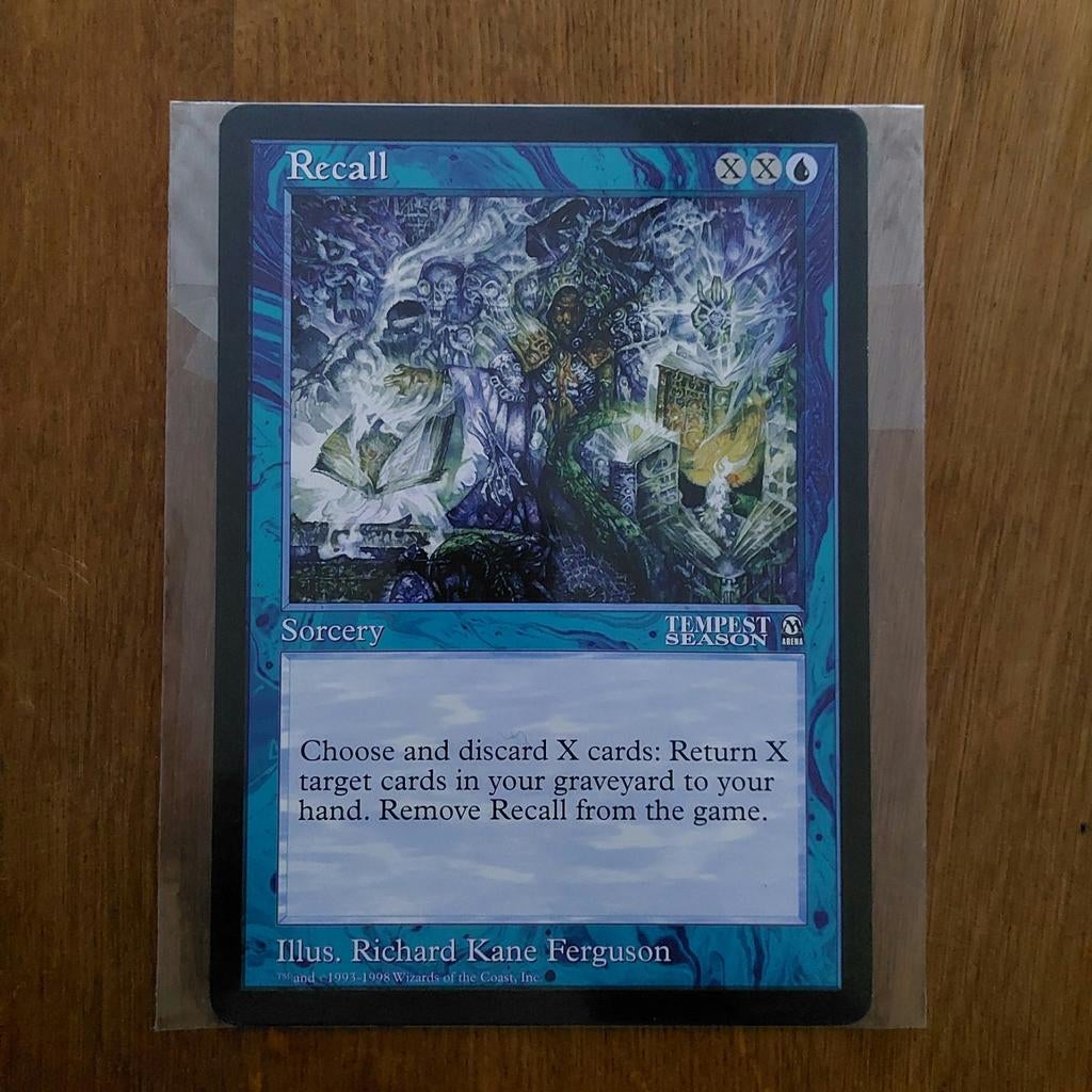 MAGIC THE GATHERING  - JUMBO CARD  - RECALL, Ophalen of Verzenden, Nieuw, Losse kaart