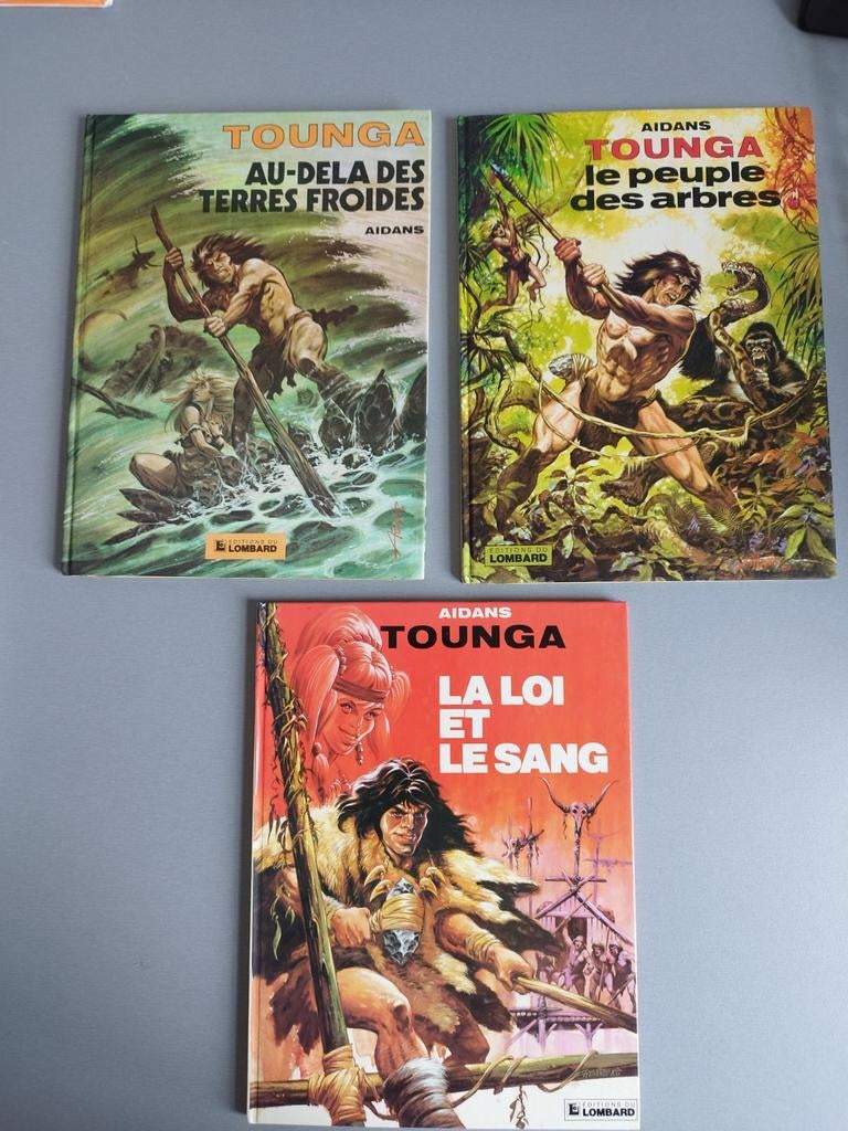 Tounga divers titres cartonnés Aidans, Série complète ou Série, Enlèvement ou Envoi, Utilisé