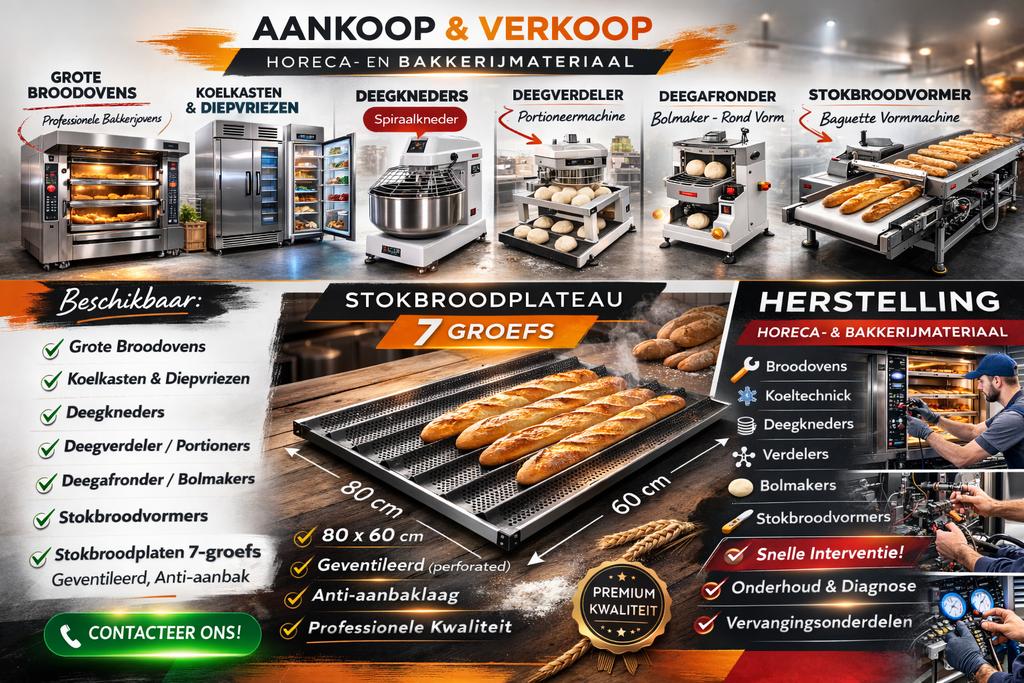 assiettes à baguette, batteur à pâte,  antiadhésif, Articles professionnels, Horeca | Équipement de cuisine, Enlèvement ou Envoi