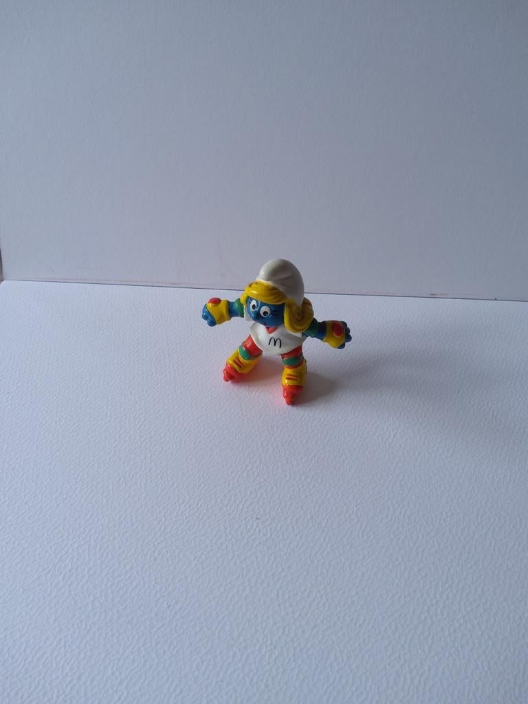 Smurfin met reclameroller voor McDonald's, Ophalen of Verzenden, Zo goed als nieuw, Smurfin, Poppetje, Figuurtje of Knuffel