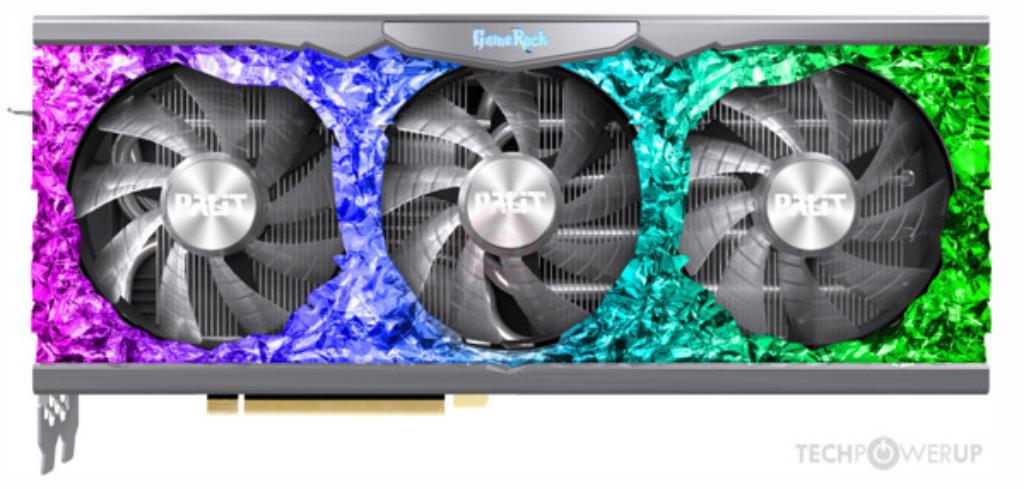 Geforce RTX 3080 Palit Game Rock, Computers en Software, Ophalen of Verzenden, Zo goed als nieuw, Intern