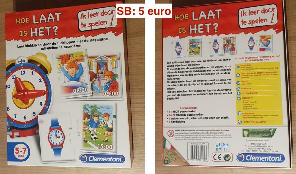 Educatief spel: kloklezen, Ophalen of Verzenden, Nieuw, Rekenen