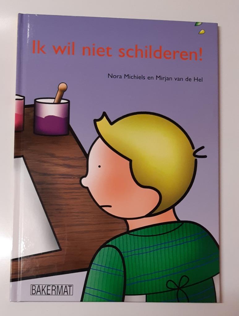 Kinderboek / leesboek: 'Ik wil niet schilderen', Boeken, Kinderboeken | Kleuters, Nieuw, 4 jaar, Jongen of Meisje, Voorleesboek