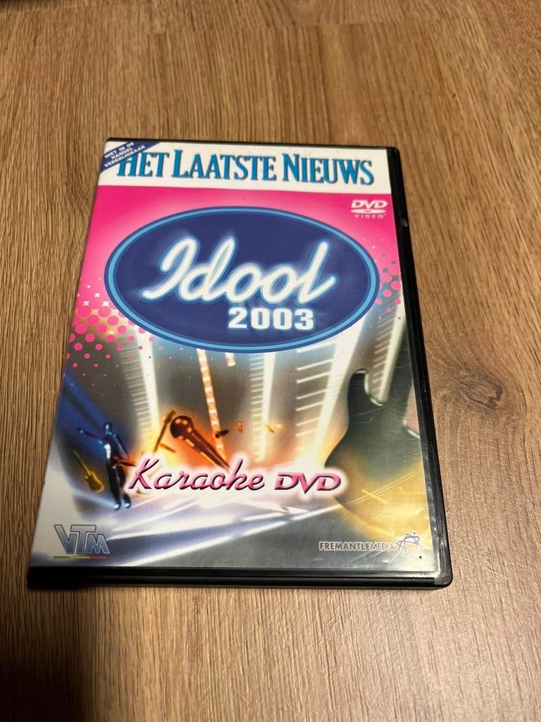 DVD Idol 2003 Karaoké, CD & DVD, Enlèvement ou Envoi, Comme neuf, Série télévisée ou Programme TV