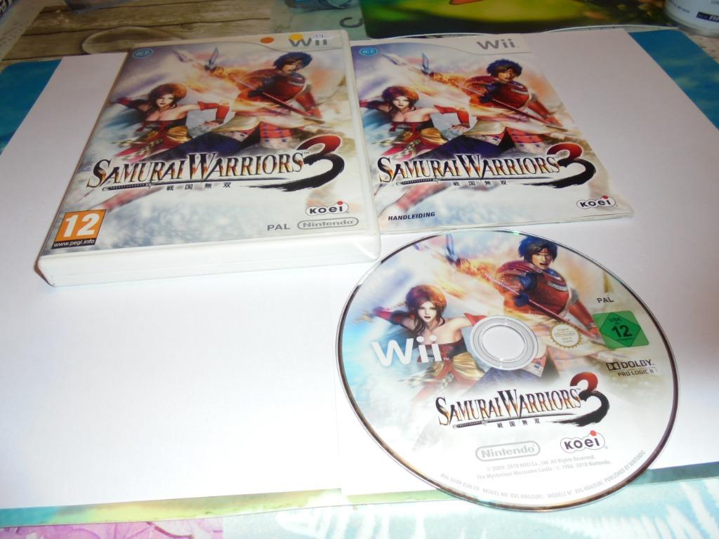 WII Samurai Warriors 3 (orig-compleet), Games en Spelcomputers, Games | Nintendo Wii, Gebruikt, Vechten, 2 spelers, Ophalen of Verzenden