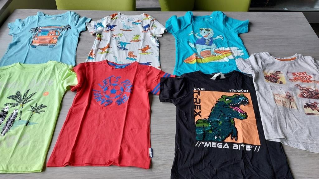 Tshirts jongen zomer maat 110, Enfants & Bébés, Vêtements enfant | Taille 110, Garçon, C&A, Enlèvement ou Envoi, Chemise ou À manches longues