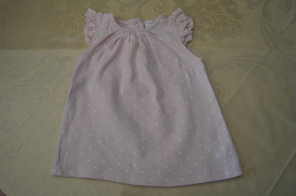 Baby club jurkje roze met witte stippen maat 68, Kinderen en Baby's, Babykleding | Maat 68, Gebruikt, C&A, Meisje, Jurkje of Rokje