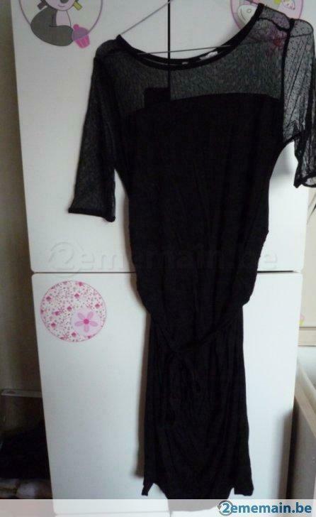 Robe de grossesse, T38/40, Kleding | Dames, Zwangerschapskleding, Gedragen, Jurk, Zwart, Ophalen of Verzenden