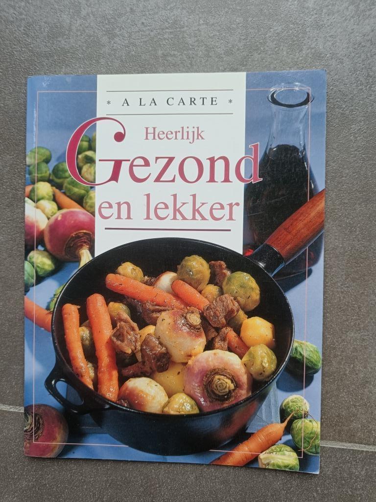 Receptenboek: Heerlijk gezond en lekker, Boeken, Kookboeken, Hoofdgerechten, Ophalen of Verzenden, Zo goed als nieuw, Gezond koken