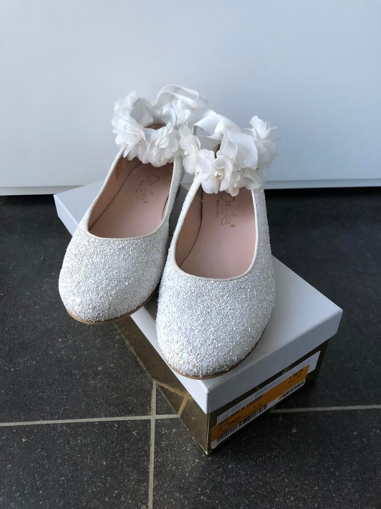 Oca Loca glitter ballerina’s met afneembaar bloemenlintje, Ophalen of Verzenden, Zo goed als nieuw