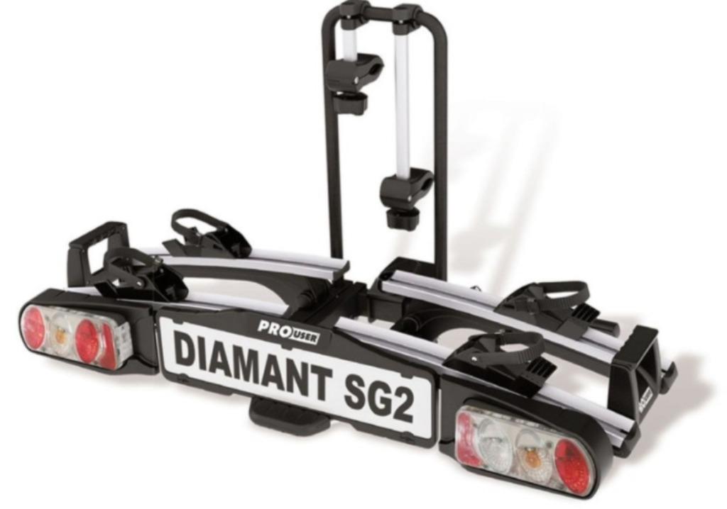 Pro User Diamant SG2 - porte-vélos - 2 vélos électriques, Autos : Divers, Porte-vélos, Neuf, Support d'attelage, Pneus larges
