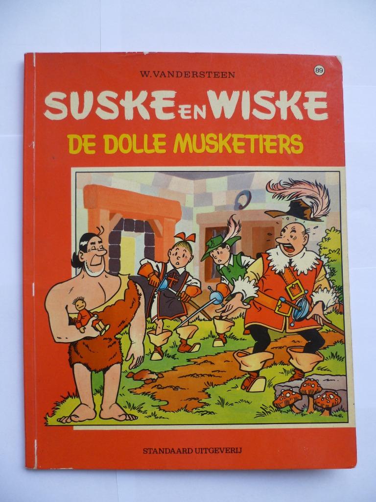 SUSKE EN WISKE 1E DRUK NR:89"DE DOLLE MUSKETIERS"UIT 1969, Gelezen, Willy Vandersteen, Eén stripboek, Ophalen of Verzenden