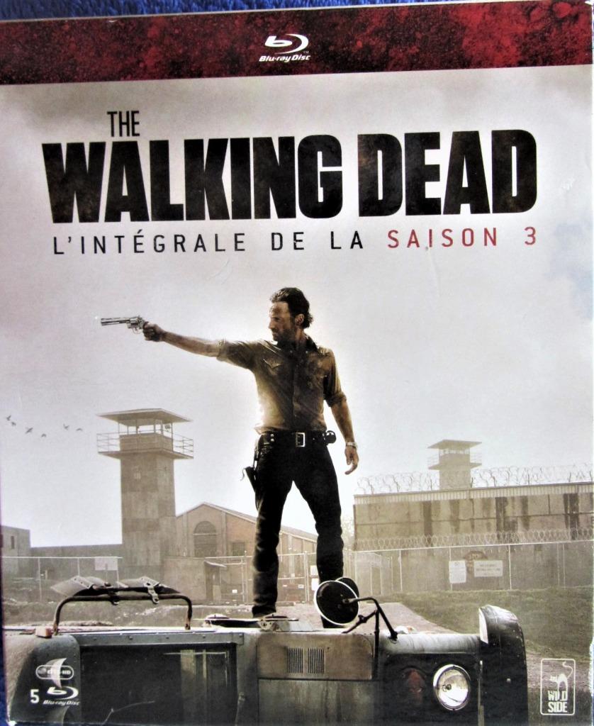 DVD BOX BLU-RAY HORROR- THE WALKING DEAD (SEIZOEN 3), Vanaf 16 jaar, Ophalen of Verzenden, Zo goed als nieuw, Vampiers of Zombies