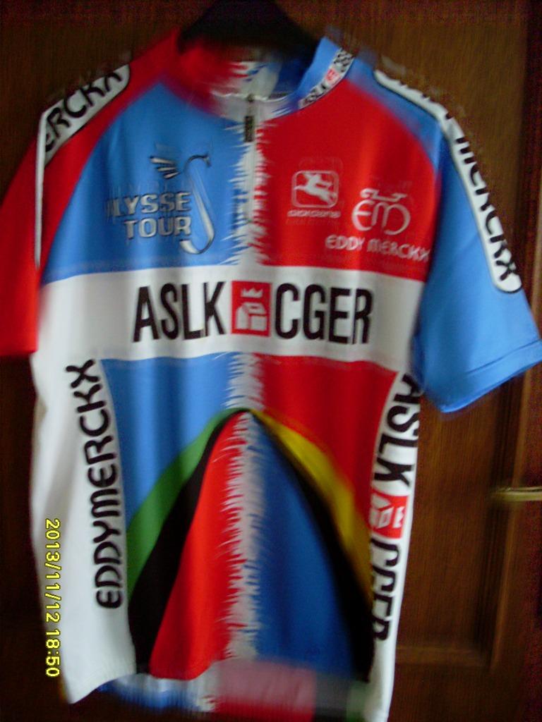 Authentieke retro wielershirt EDDY MERCKX-ASLK-CGER- Ullysse, Fietsen en Brommers, Fietsaccessoires | Fietskleding, Ophalen