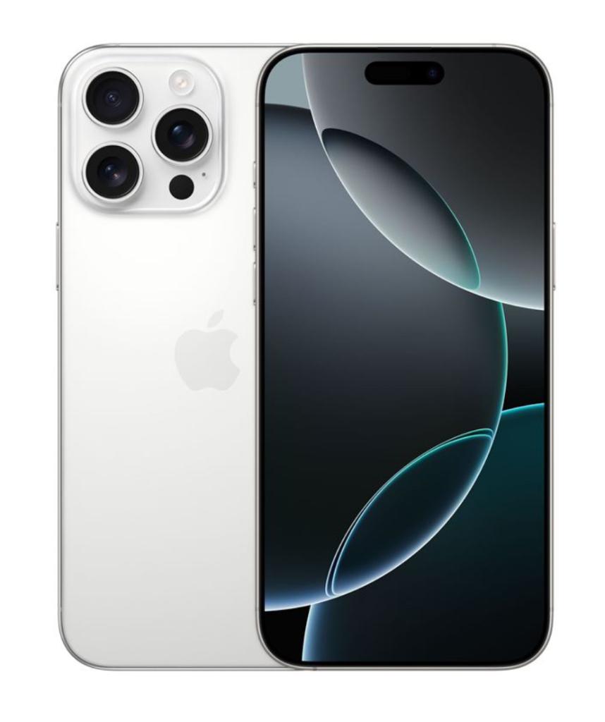 iphone 16 pro Max witte, Telecommunicatie, Mobiele telefoons | Apple iPhone, 256 GB, Wit, Refurbished, IPhone 16