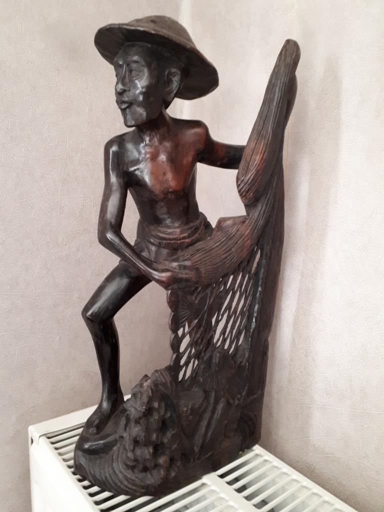 Balinees Hout Sculptuur, Ophalen of Verzenden, Hout, Beeld