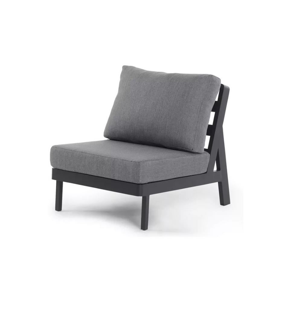 4 loungestoelen Aurano, Ophalen, Zo goed als nieuw, Grijs