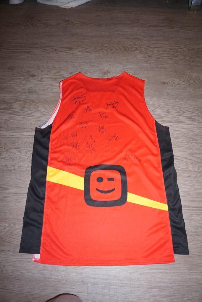 Maillot de basket signé des Belgian Lions 2015, Enlèvement ou Envoi