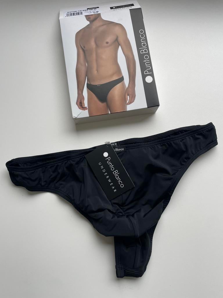 String en polyamide Punto Blanco pour homme, taille M, Envoi, Noir, Punto Blanco, Slip