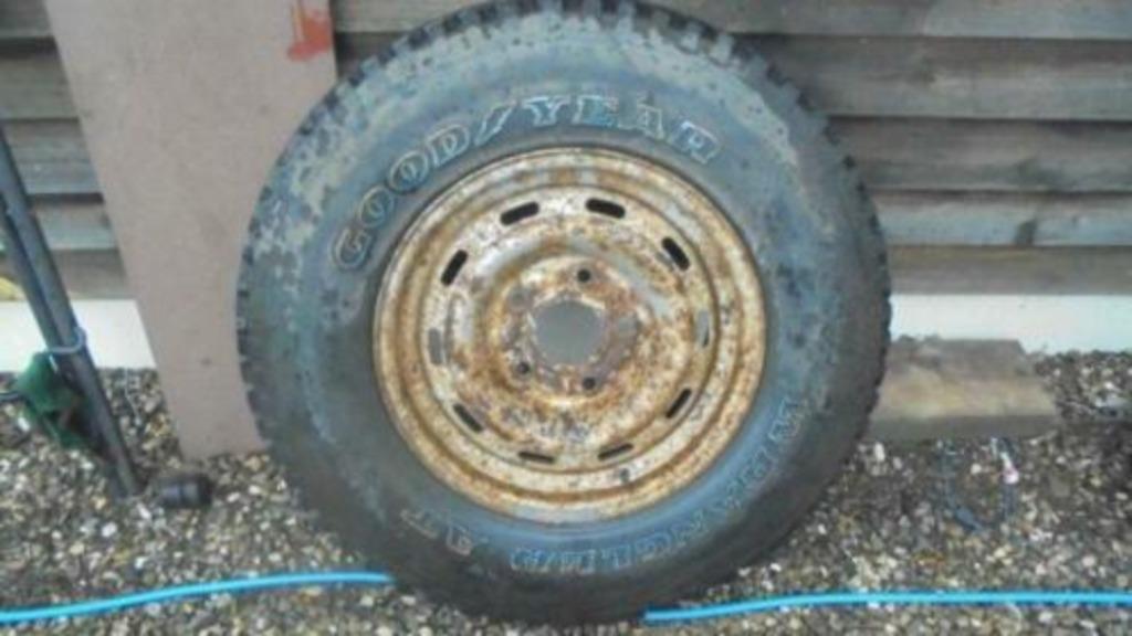 reserve wiel dodge ram, Ophalen