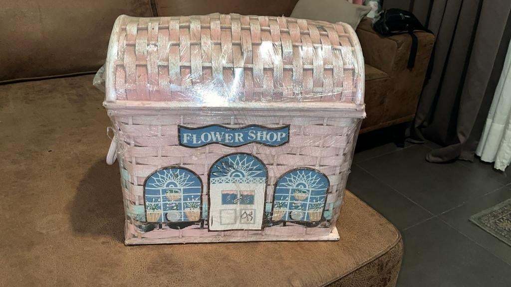 Leuke opbergmand nieuw, Huis en Inrichting, Woonaccessoires | Schalen en Manden, Ophalen, Overige materialen, Mand, Nieuw