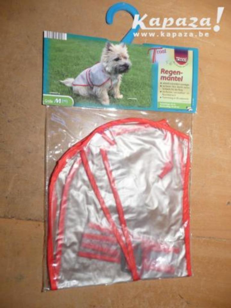 Imperméable transparent, Dieren en Toebehoren, Hondenkleding, Ophalen, Nieuw, Hondenregenjas