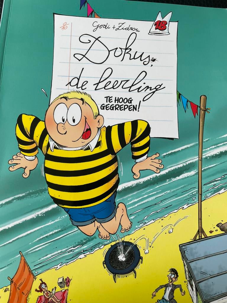 Godi + Zidrou - Dokus, de leerling - Te hoog gegrepen!, Boeken, Eén stripboek, Ophalen, Gelezen, Godi + Zidrou