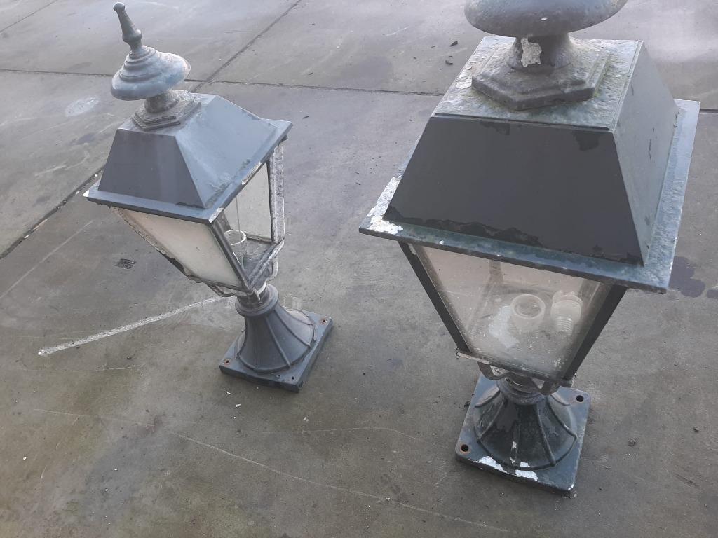 lantaarns / lampen / buitenverlichting/vintage/troon, Ophalen, Gebruikt, Overige typen