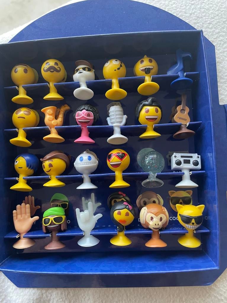 12€ Aldi 2022 emoji doos donkerblauw compleet, Aldi, Verzenden