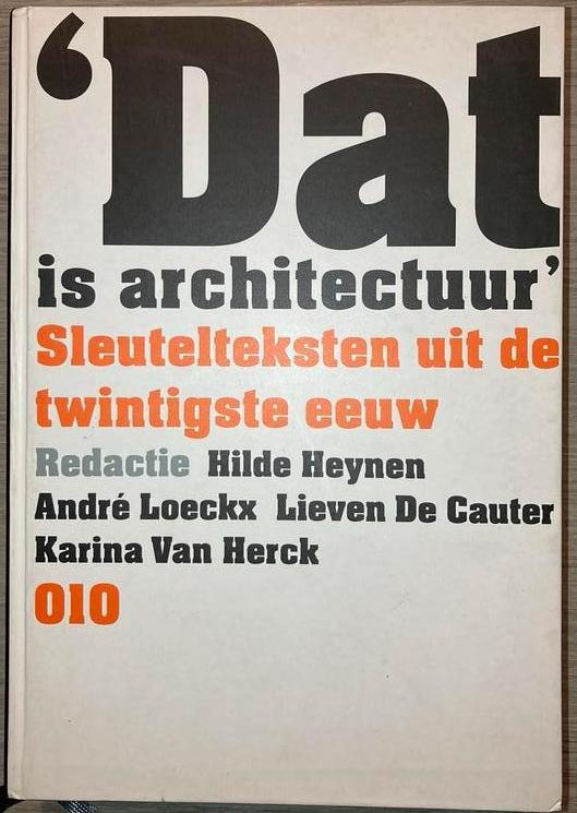 Dat is architectuur, Ophalen of Verzenden, Architecten