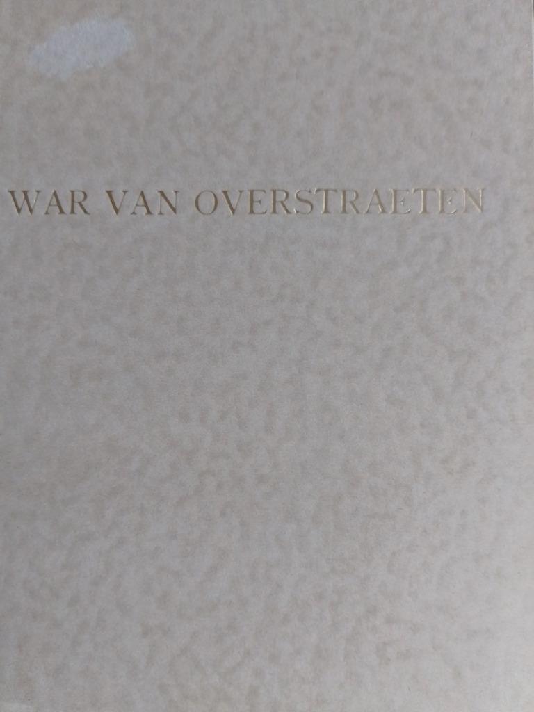 War van Overstraeten  2  1891 - 1981   Monografie, Verzenden, Nieuw, Schilder- en Tekenkunst