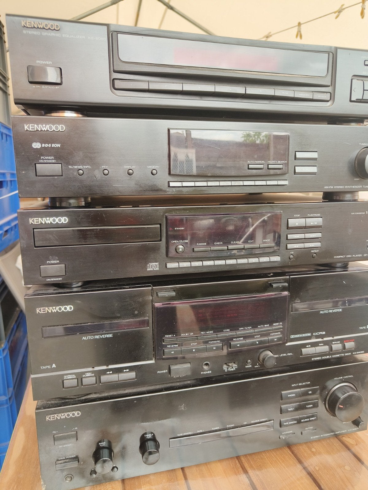 Stereoketen Kenwood, Ophalen