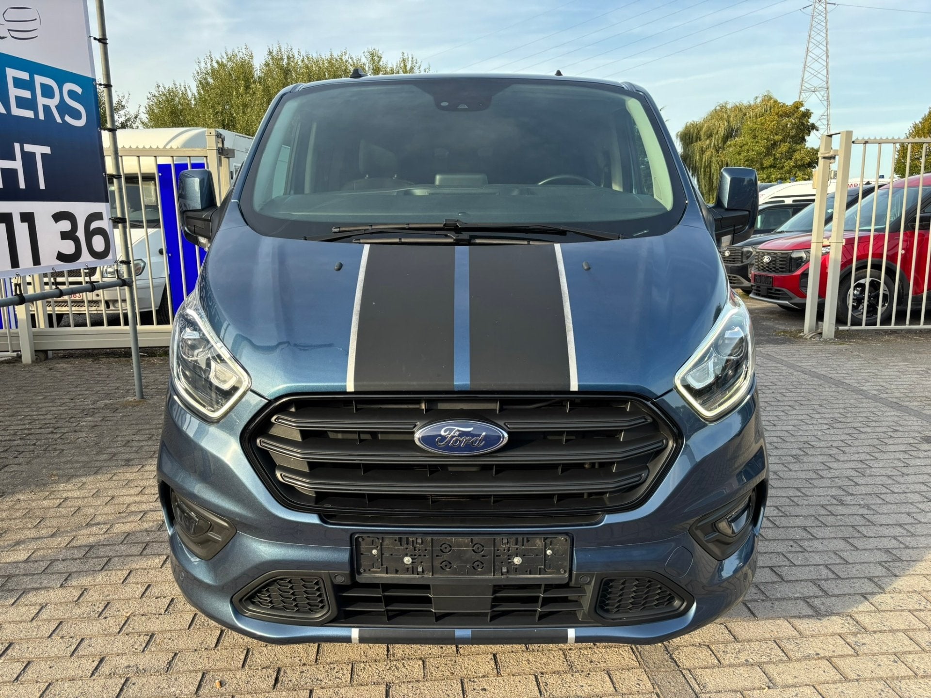 Ford Transit Custom SPORT 320S Multi use L1 (bj 2021), Auto's, Automaat, Zwart, Overige kleuren, 1850 kg
