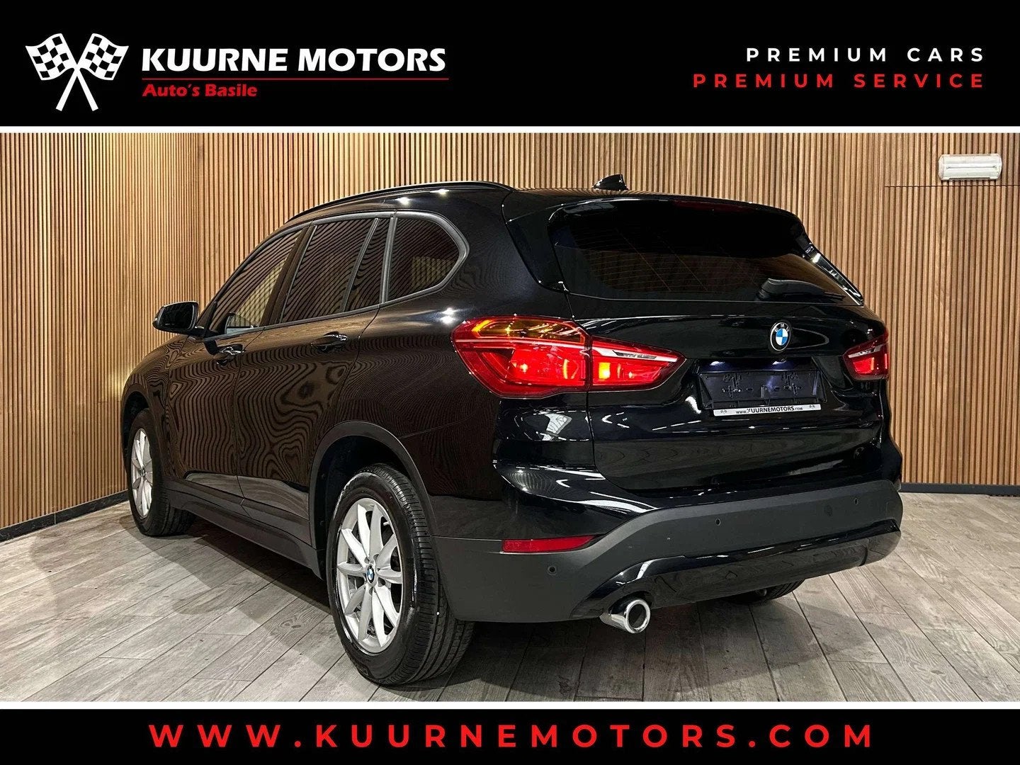 BMW X1 sDrive16dA Leder/SportZet/Gps/Cruise/Cam/Pdc/Bt *1j g, 4 deurs, Gebruikt, 116 pk, Zwart