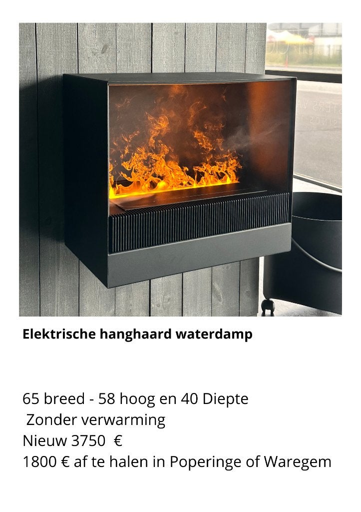 elektrische haarden en gashaarden uit toonzaal, Maison & Meubles, Cheminées, Utilisé, Cheminée électrique, Enlèvement